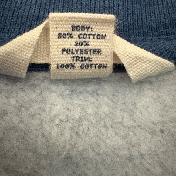 Lands’ End Kids Navy Blue Quarter Zip Size M - Picture 6 of 7